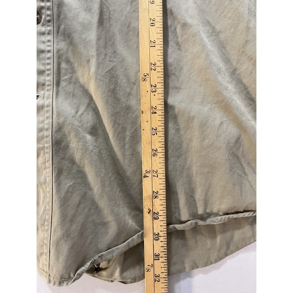 Woolrich John‎ Rich Bros Ducks Unlimited Shirt Men's L Khaki Safari Hunting - Picture 6 of 8